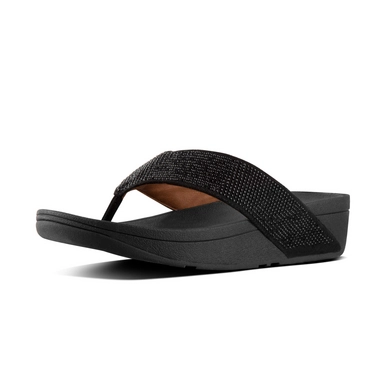 FitFlop Ritzy Toe Thong Black