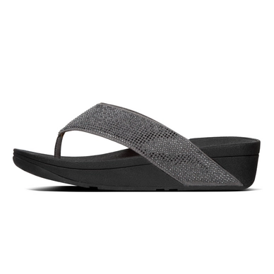 Slipper FitFlop Ritzy™ Toe Thong Pewter