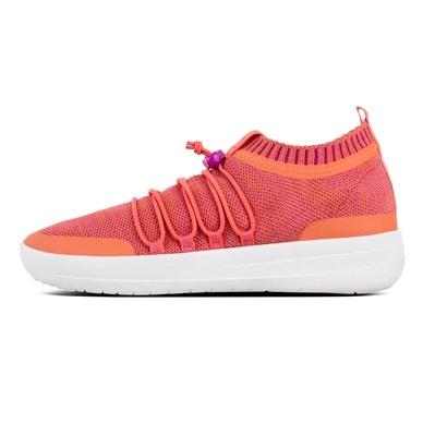 Sneaker FitFlop Uberknit™ Slip On Ghillie Coral/Fuchsia