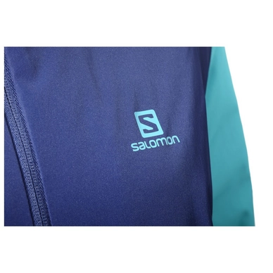 Winterjas Salomon Essential Insulated Jacket Women Blue Bird