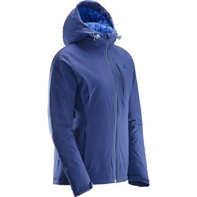 Winterjas Salomon La Cote Insulated Jacket Women Medieval Blue