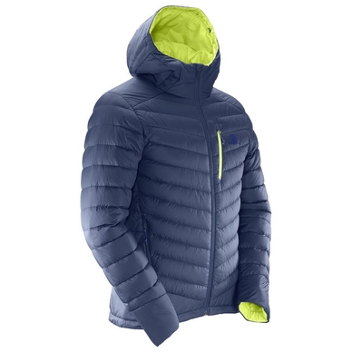 Winterjas Salomon Halo Down Hoodie Men Dress Blue