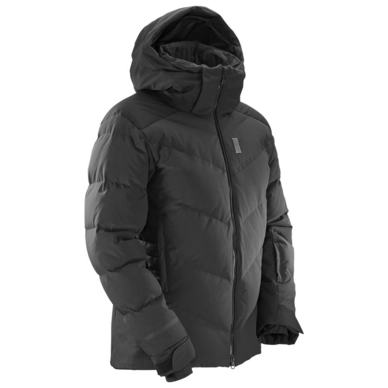 Ski Jas Salomon Whitebreeze Down Jacket Men Black