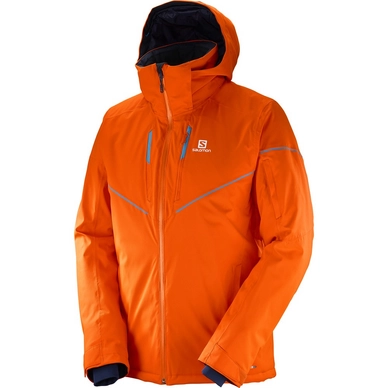 Ski Jacket Salomon Stormrace Men Vivid Orange
