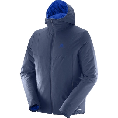 Jacket Salomon Drifter Hoodie Men Dress Blue Surf The Web