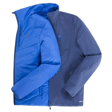 Jas Salomon Drifter Jacket Men Dress Blue Surf The Web