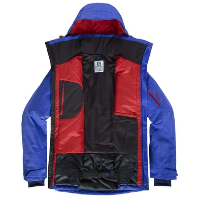 Ski Jas Salomon Brilliant+ Jacket Men Surf The Web Heather