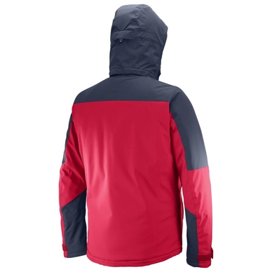 Ski Jas Salomon Stormseeker Jacket Men Barbados Cherry