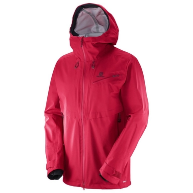 Ski Jas Salomon QST Guard 3L Jacket Men Barbados Cherry
