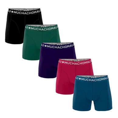 Boxershorts Muchachomalo Light Cotton Solid Blue Pink Purple Green Black Herren (5-teilig)