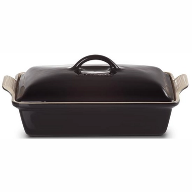 Bräter Le Creuset Rechteckig Mit Deckel Schwarz 33 cm