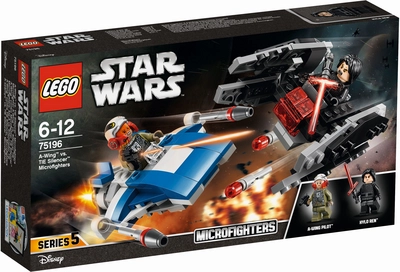 Lego A-Wing Vs Tie Silencer Microfighters