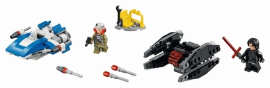 Lego A-Wing Vs Tie Silencer Microfighters