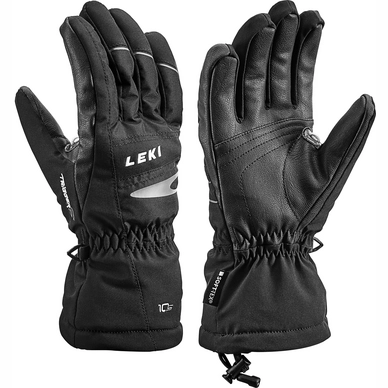 Gloves Leki Vertex 10 S Black Graphite