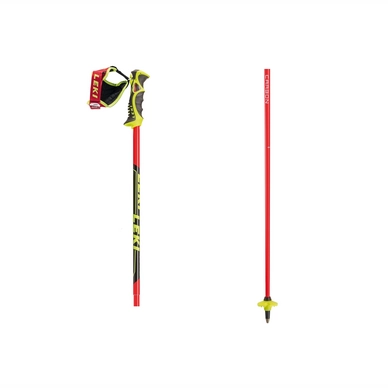 Bâtons de ski Leki Venom SL Neon Red Neon Yellow Blac