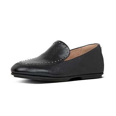 FitFlop Lena™ Microstud Loafers All Black