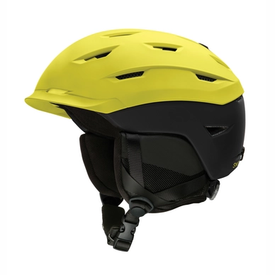 Skihelm Smith Level Matte Citron Black Herren