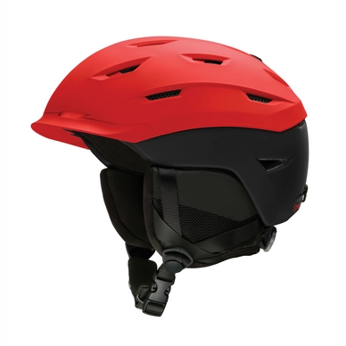 Ski Helmet Smith Men Level Matte Rise Black