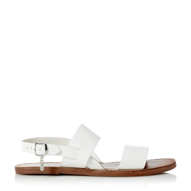 Sandales Dune Lowpez White Leather