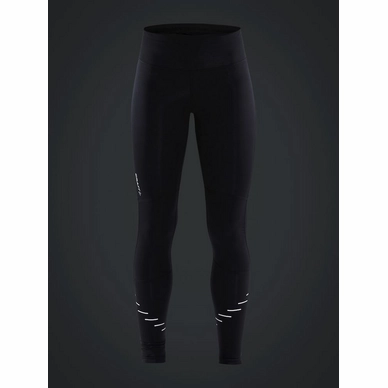 Legging Craft Women Lumen Urban Run Tights Black Silver_5
