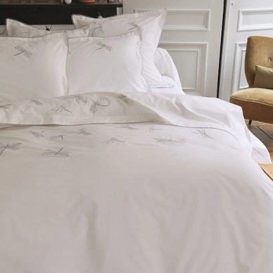 Taie d'oreiller Sylvie Thiriez Brodée Les Demoiselles Percale (65 x 65 cm)