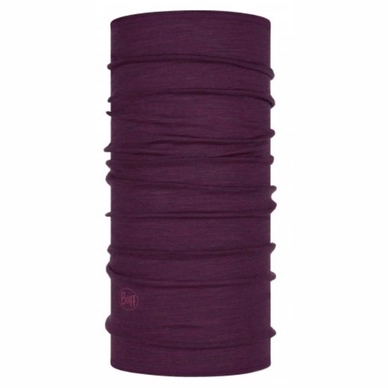 Nekwarmer Buff Lightweight Merino Wool Purplish Multi Stripes