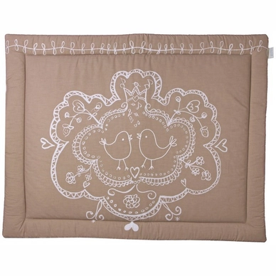 Boxkleed Anel Lovely Birds Taupe