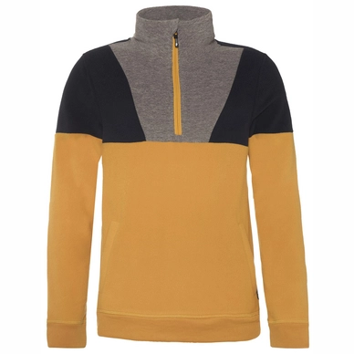 Skipully Protest Boys Luct Jr 1/4 Zip Top Dark Yellow