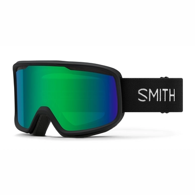 Skibrille Smith Frontier Black / Green SOLX Mirror
