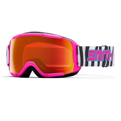 Masque de Ski Smith Junior Grom Artist Series Drapli / ChromaPop Everyday Red Mirror