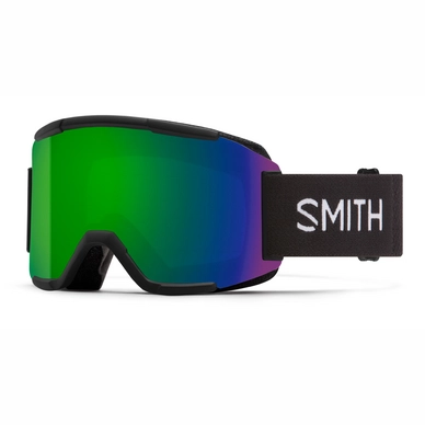 Masque de Ski Smith Squad Black / ChromaPop Everyday Green Mirror / Yellow