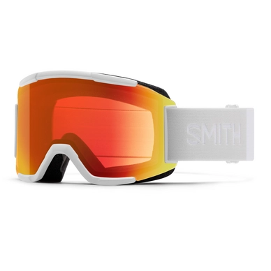 Ski Goggles Smith Squad White Vapor / ChromaPop Photochromic Red Mirror / Yellow
