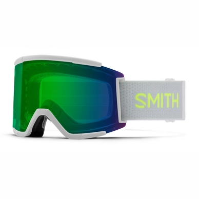 Skibril Smith Squad XL Sport White / ChromaPop Everyday Green Mirror / ChromaPop Storm Rose Flash