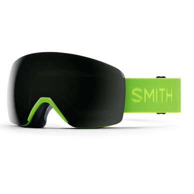 Masque de Ski Smith Skyline Limelight / ChromaPop Everyday Red Mirror