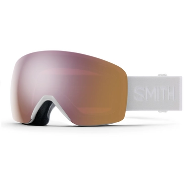 Skibrille Smith Skyline White Vapor / ChromaPop Sun Platinum Mirror