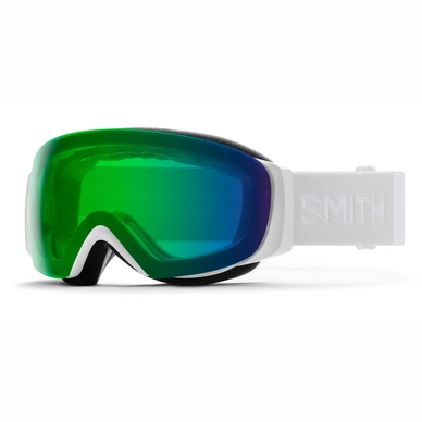Skibrille Smith I/O Mag S White Vapor /ChromaPop Everyday Green Mirror /ChromaPop Storm Rose Damen