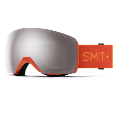 Skibril Smith Skyline XL Burnt Orange / ChromaPop Everyday Green Mirror