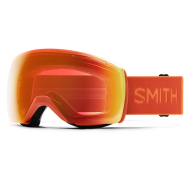 Skibrille Smith Skyline XL Burnt Orange / ChromaPop Everyday Red Mirror