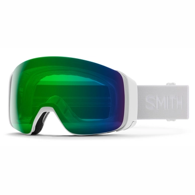 Ski Goggles Smith 4D Mag White Vapor / ChromaPop Everyday Green Mirror / ChromaPop Storm Rose Flash