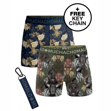 Boxershorts Muchachomalo King Maori Men Print (2er-Pack)