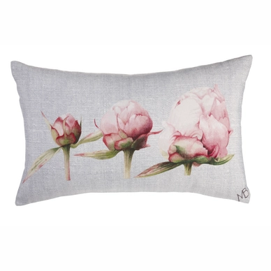 Sierkussen Marjolein Bastin Pioenroos Zacht Roze (30 x 50 cm)