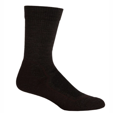 Sokken Icebreaker Mens Hike+ Light Crew Earthen Heather Bark Oak