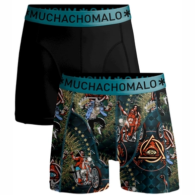 Boxershort Muchachomalo Boys shorts Miami Vatos Ace Print/Black (2-pack)