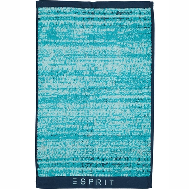 Serviette Invité Esprit Mivu Jeans Turquoise Blue