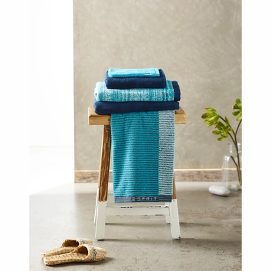 Douchelaken Esprit Mivu Jeans Turquoise Blue