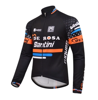 Fietsshirt Santini Team De Rosa Replica Long Sleeve 2015