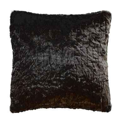 Sierkussen Margaret Muir Aneshka Fur Black (45 x 45 cm)