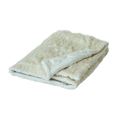 Sprei Margaret Muir Aneshka Fur Throw Natural (130 x 150 cm)