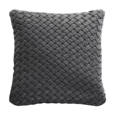 Sierkussen Margaret Muir Basket Knit Anthracite (45 x 45 cm)
