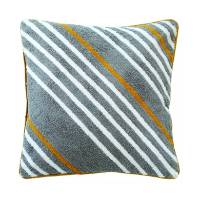 Sierkussen Margaret Muir Diagonal Lines Grey (45 x 45 cm)